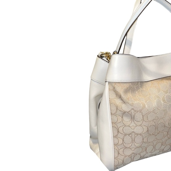 Coach Lexi Canvas & Leather Signature Shoulder Bag F27579 - Picture 6 of 12